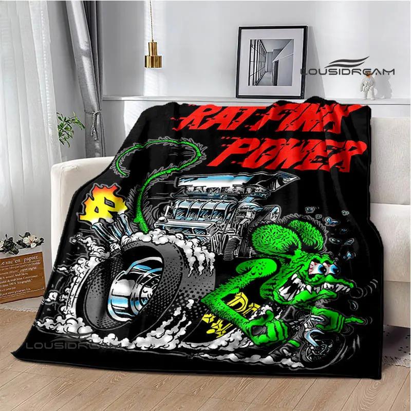 Сказки о Крысе Финке Аниме Плед для пикника Фланелевый Мягкий и Удобный Домашний Дорожный Плед Подарок на День Рождения Плед для Кровати