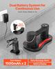 Electric Vacuum Suction Cup, 170 kg Max Lifting Capacity, Vacuum Glass Lifter with Digital Display, Heavy Duty Tile Suction Cup Tool for Lifting Tile,