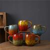 Kiln-Changed Ceramic Cup Large Capacity Cup Office Gift Water Cup Household Retro Coffee Cup