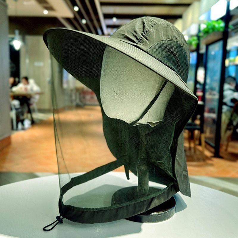 Кепка для рыбалки на открытом воздухе, кепка от комаров и насекомых, кепка для рыбалки, сетка от насекомых, защитная сетка для лица, кепка для кемпинга, кепка для рыбалки