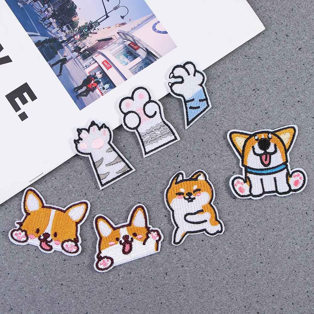 Clothes Embroidery Clothes Decoration Embroidered Iron On Patches Appliques Sewing Fabric Badges