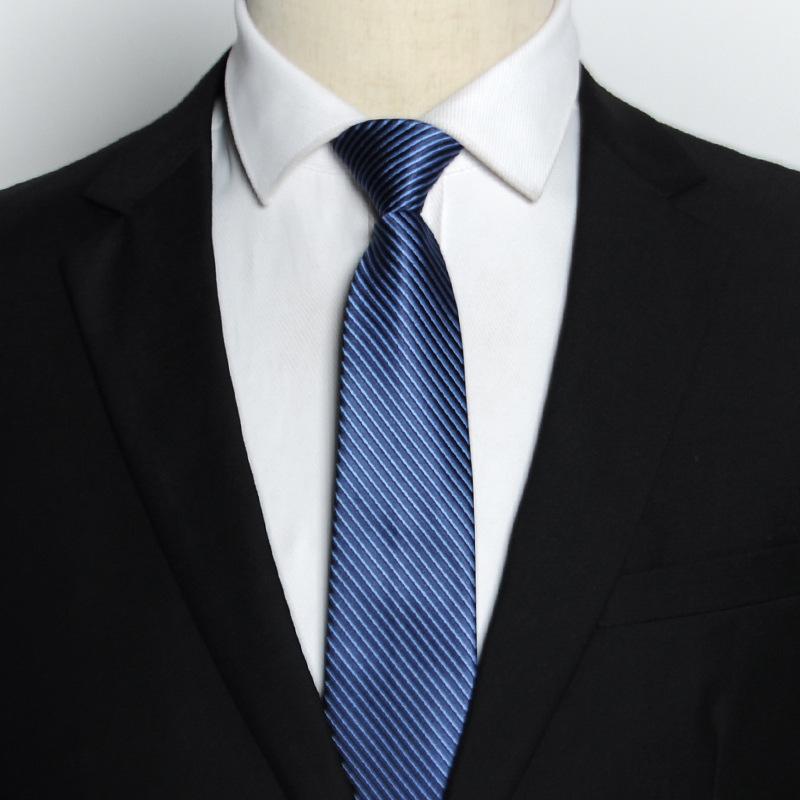 Lazy Zipper Tie Men's Formal Business Professional Easy Pull 8c Suit Blue Groom Wedding