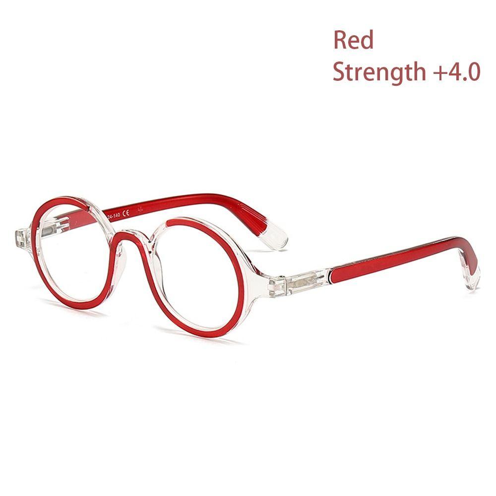 Vision Care Presbyopic Eyeglass Round Frame Anti-Blue Light Glasses  Women Men