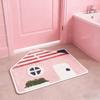 Christmas Bedroom Decor Plush Carpet House Shape Carpets for Living Room Thick Anti-slip Bedside Floor Mat Home Fluffy Soft Rug