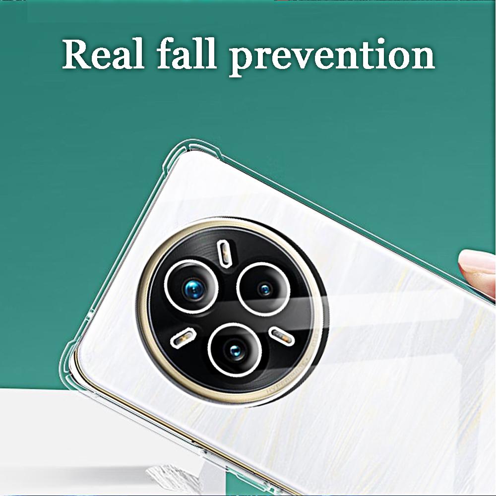 Transparent Phone Case for Realme 14 Pro+ Protective Camera Back Clera Covers On For Oppo Realme 14Pro 13 12 11 10 Pro Plus