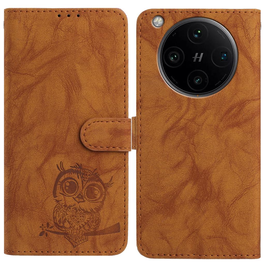 8-цветный кошелек-чехол с откидной крышкой и тисненым узором совы для Oppo A17 A18 A54 A58 A76 A77 Reno8, Reno8 Lite, Find X8 Pro, Find X5, Reno14 Pro...