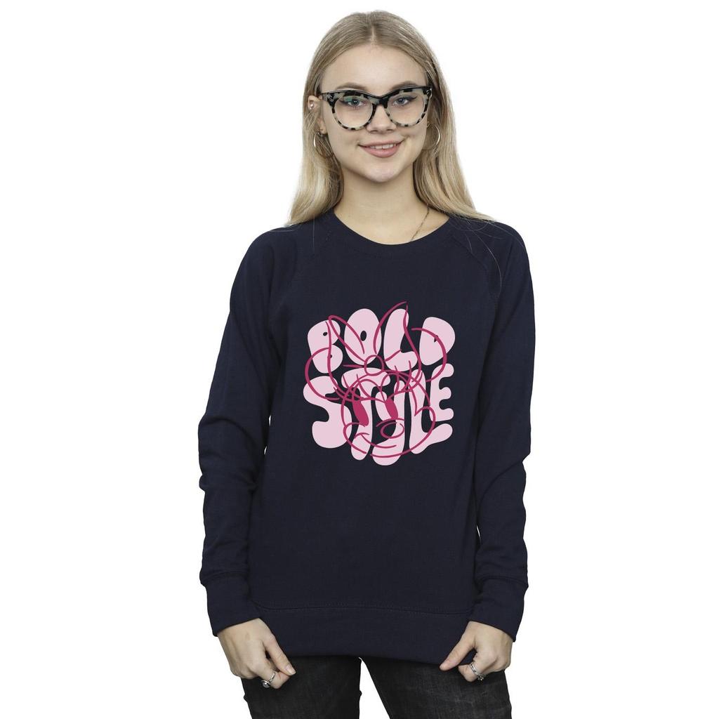 Disney Womens/Ladies Minnie Mouse Bold Style Sweatshirt