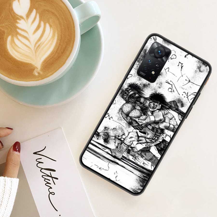 Чехол для телефона Hajime No Ippo для Xiaomi Redmi Note 12 Plus 12S 11 11T Pro 5G 11E 11S 4G 10 10S 9 9S 9T 8 8T 7 Защитная крышка Co