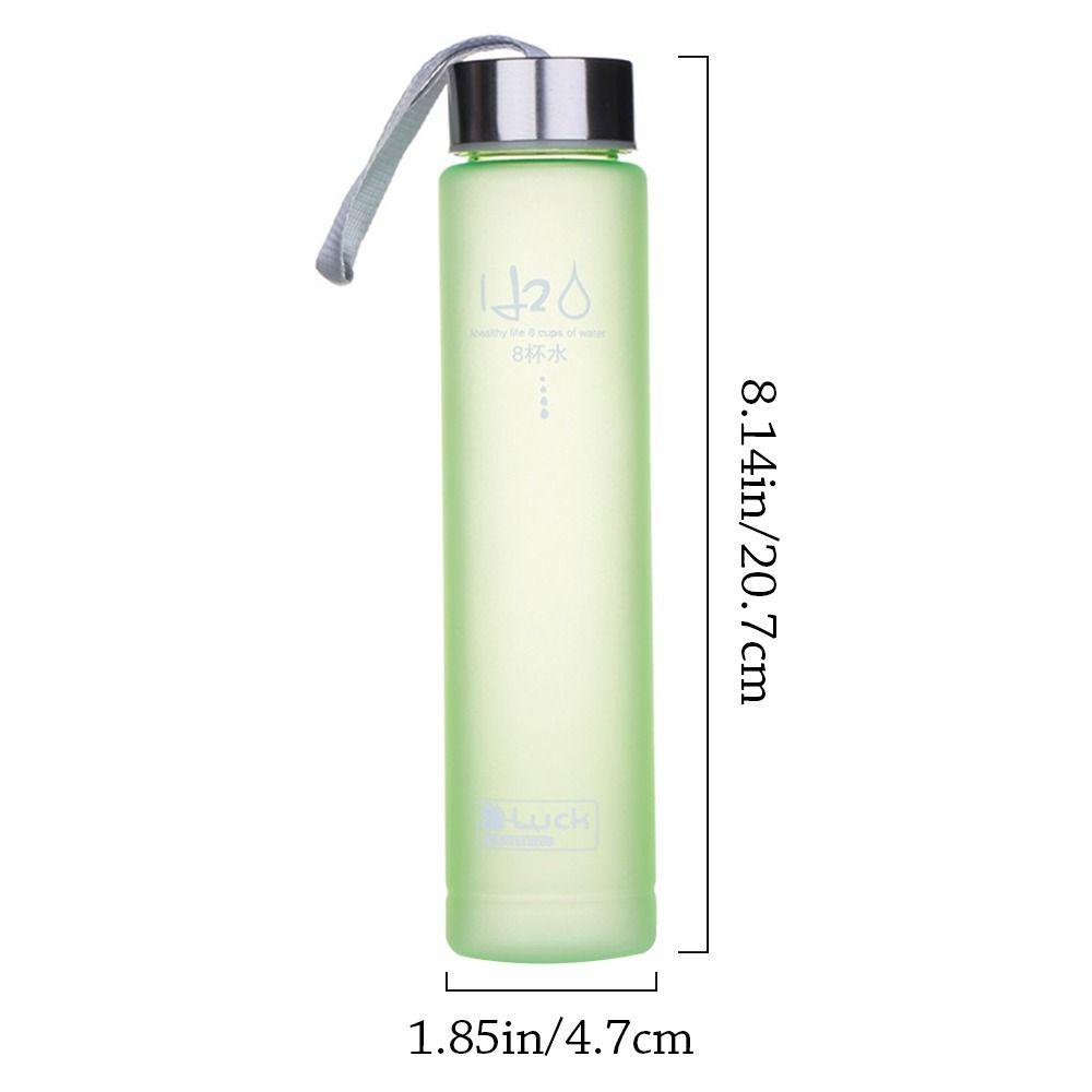 280ML Portable Leak-proof Transparent Plastic Drinking Bottle Water Cup Sport Kettle