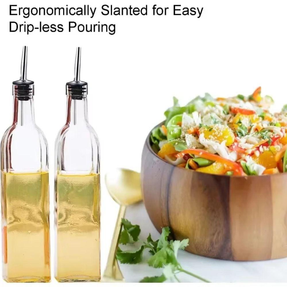 6/12 шт. с резиновыми пылезащитными колпачками Дозаторы для бутылок ликера Самозакрывающийся носик-дозатор для оливкового масла Уксус