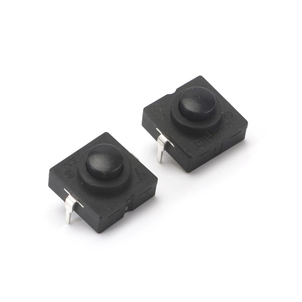 10PCS 12*12*9.4mm Flashlight Button Switch 1A 30V CB1212-112D 2Pin Ultra-Thin Middle Of The Feet Diagonal Self-Locking Switch
