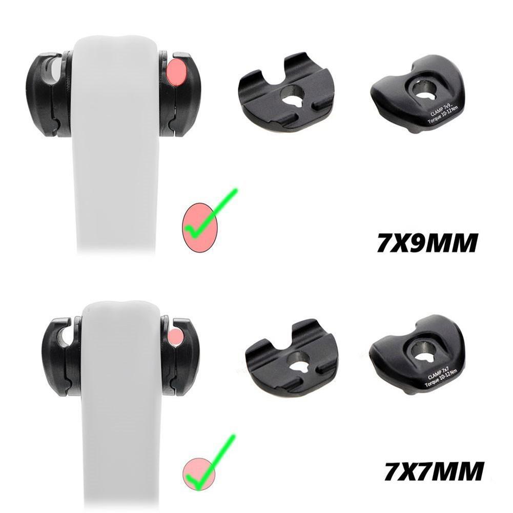 Зажим подседельного штыря велосипеда, черный зажим для карбонового седла