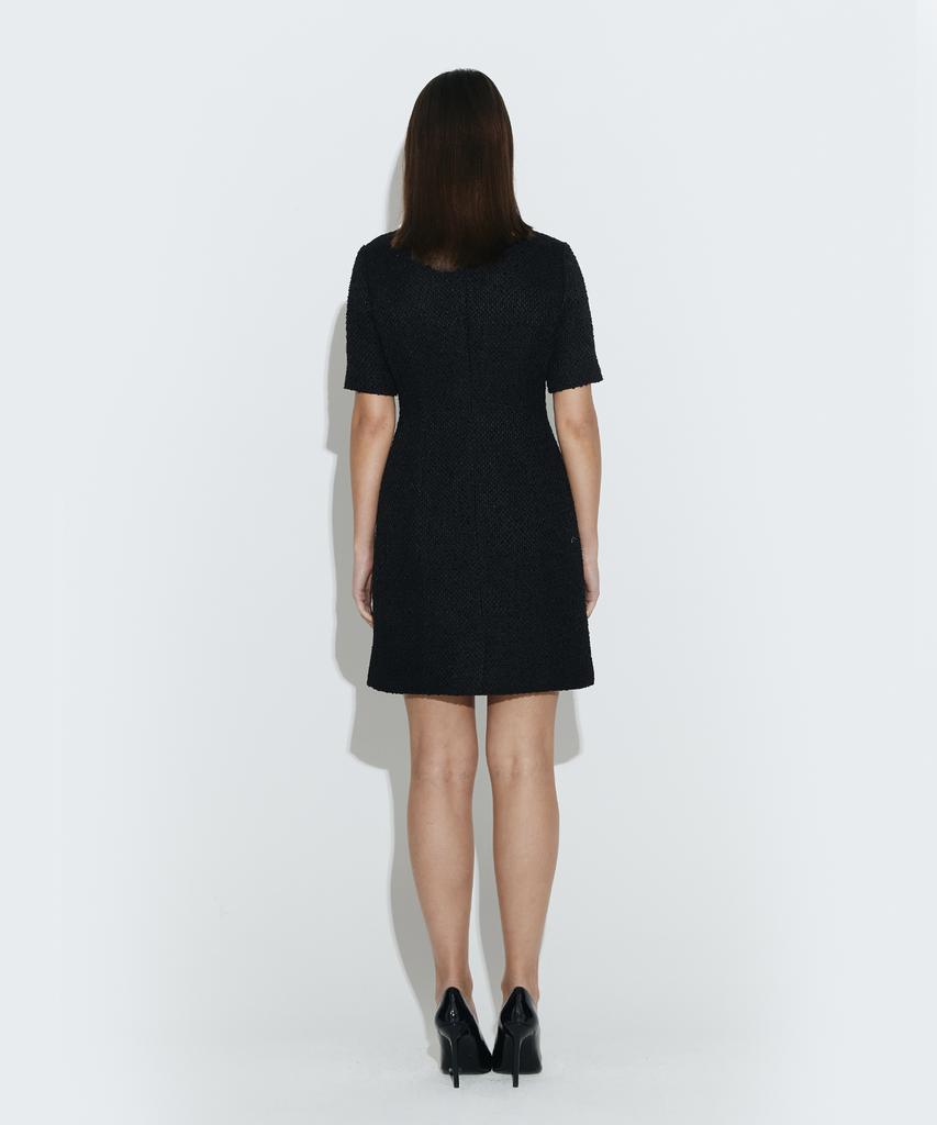 Chaenyuyog Detatchable Collar Dress [Black&White]