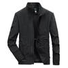 New Coat Spring and Autumn Men's Stand-up Collar On Clothes Casual Outdoor Jacket Versatile Loose Sports Jacket