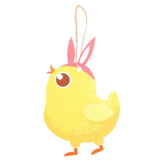 Adorable Easter Pendant Cartoon Shape Wooden Decorative Adult Sex Wear