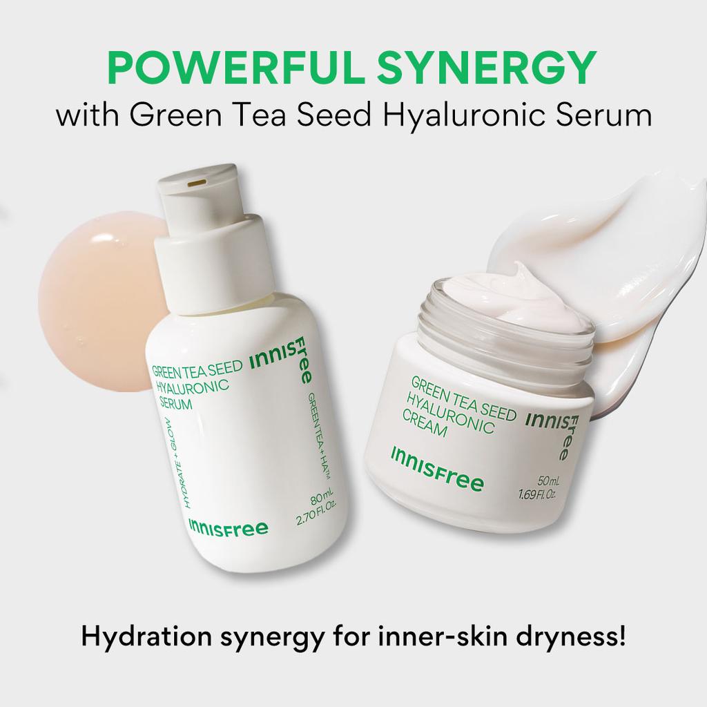 Innisfree Green Tea Seed Hyaluronic Cream 50ml NEW