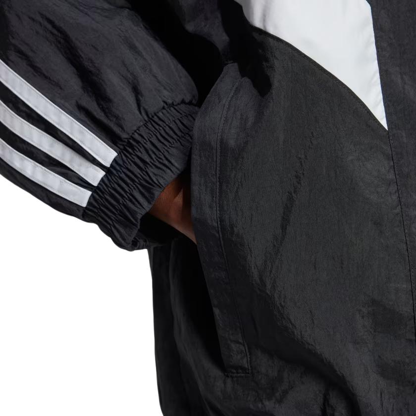 adidas Оригинальная верхняя часть FW24 Newcastle United FC Series, удобная куртка с воротником-стойкой, мужская куртка черного цвета IX5155