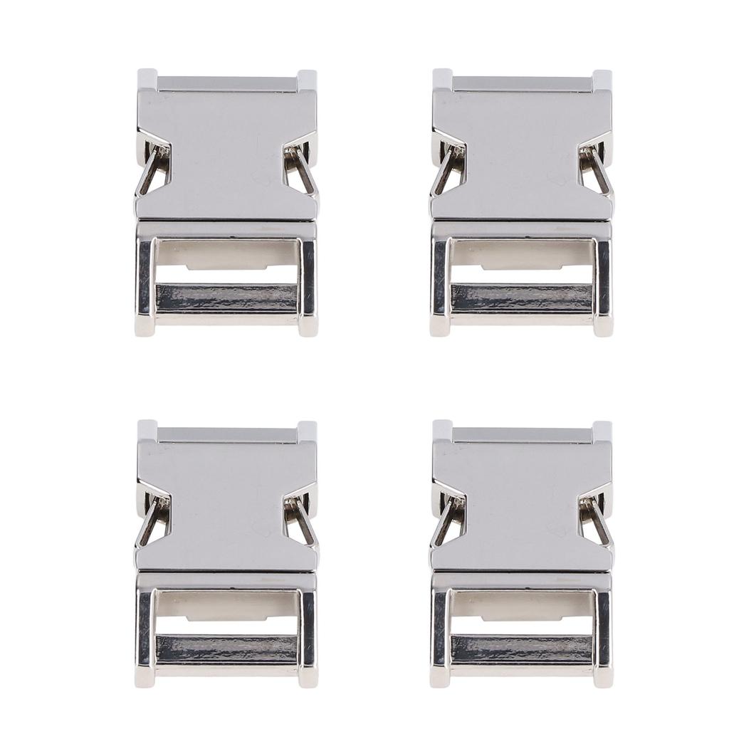 4PCS Side Relse Buckle Fine Workmanship Simple Light Weight Alloy Materials Belt Buckle