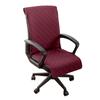 Reversible Office Chair Cover Dining Chair Cover Soft Desk Computer Anti-Slip Buckle for Armchair or Armless Chair Slipcover