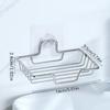 Высокое качество мыльница настенный держатель для мыла из нержавеющей стали мыльница губка аксессуары для ванной комнаты мыльницы самоклеющиеся