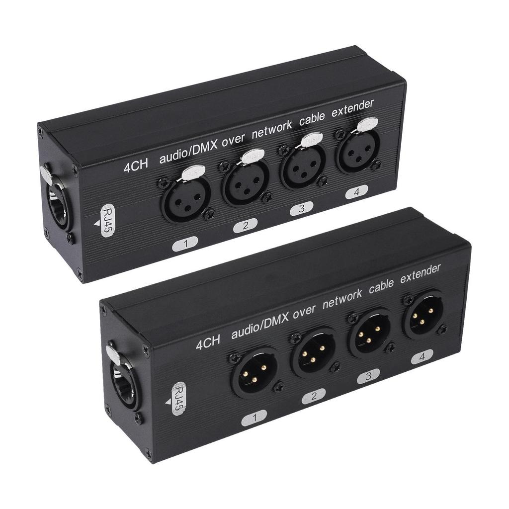 4-канальный XLR «папа» — «мама» удлинитель: Удлинитель сетевого кабеля RJ45