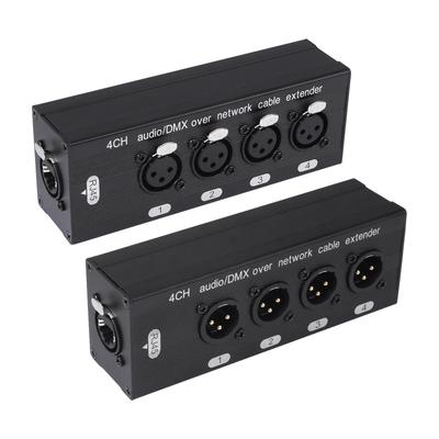4-канальный XLR «папа» — «мама» удлинитель: Удлинитель сетевого кабеля RJ45