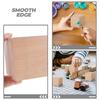 iFundom 4pcs 5cm Square Wooden Craft Cube Blocks for DIY Projects, Unfinished Wood Blocks for Kids, Educational Math Teaching Preschool Toys