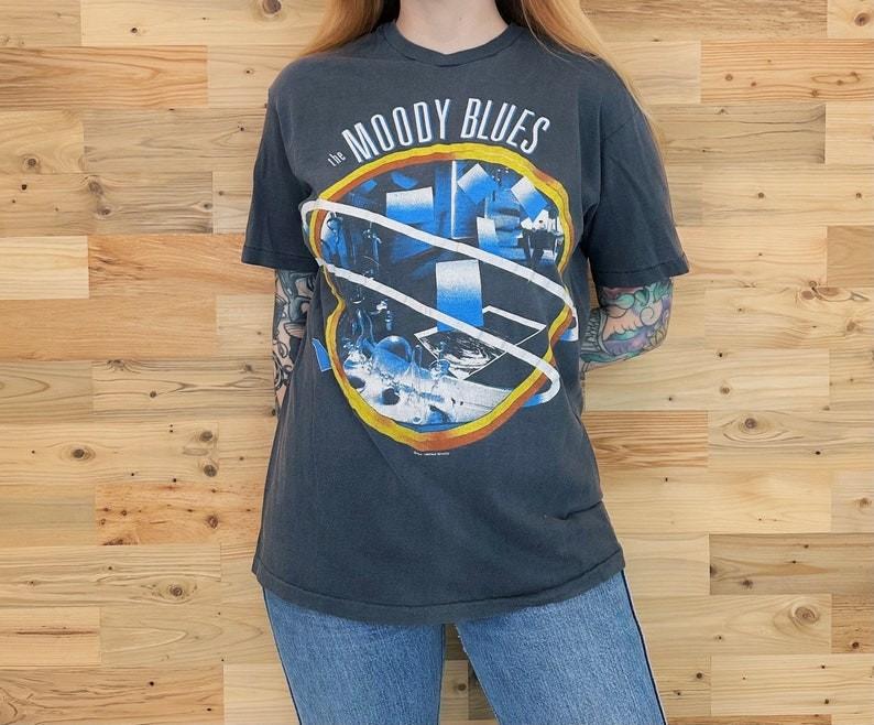 "Vintage The Moody Blues 1986 Live In Concert Tour T-Shirt Unisex Fan Gift Unisex T-Shirt