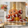 Мы T-Twinkle Twinkle Шторка для душа Летний пейзаж Летний отпуск Декор для ванной комнаты Праздничная полиэстеровая шторка для ванны с крючками