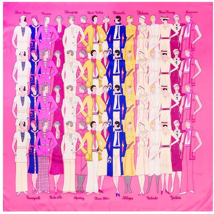 New Women Fashion Square Scarf Sport Noblewomen Print Silk Scarves and Wrap Ladies Retro Spring Summer Office Hair Neck Foulard