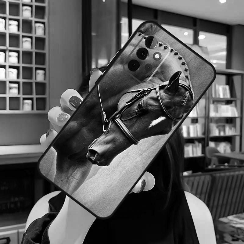 Чехол с лошадью для Samsung Galaxy A14 A34 A54 A13 A33 A53 A73 A52S A51 A71 A12 A22 A32 A42 A52