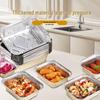 Disposable Rectangular Aluminum Foil Food Containers