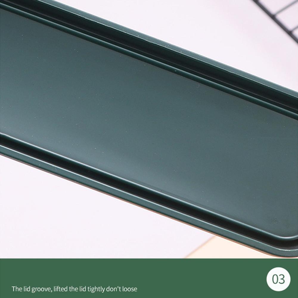 Коробка для посуды, портативный откидной чехол, чехол для столовых приборов, экологически чистый ящик для хранения ложек, устойчивый к падениям, бытовые принадлежности