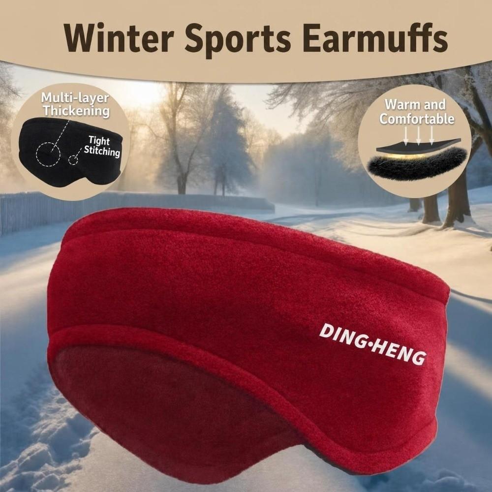 Stretchy Winter Earmuffs Polar Fleece Sports Earmuffs New Ear Warmers Headband Men Women