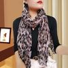 Trendy Gradient Cotton-Linen-Silk Scarf/Shawl for Women - Sun Protection & Dual-Use for All Seasons