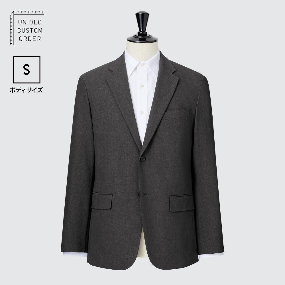 Uniqlo Japan ImpreSSive Jacket 2way Stretch  Wool Like  S Size  Length 66 70cm  Sleeve Length 54 60cm  Can Be Set Up
