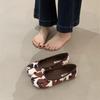 Женские таби Ниндзя Обувь Модный Дизайн Женская Микрофибра Кожа Удобные Лоферы Сплит-Носок Шлепанцы Мягкая Подошва Лоферы Мокасины