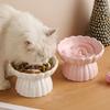 Anti-gulping Cat Food Bowl Anti Swallowing Pet Feeder Slow Feed Bowl  For Cats Small Dogs