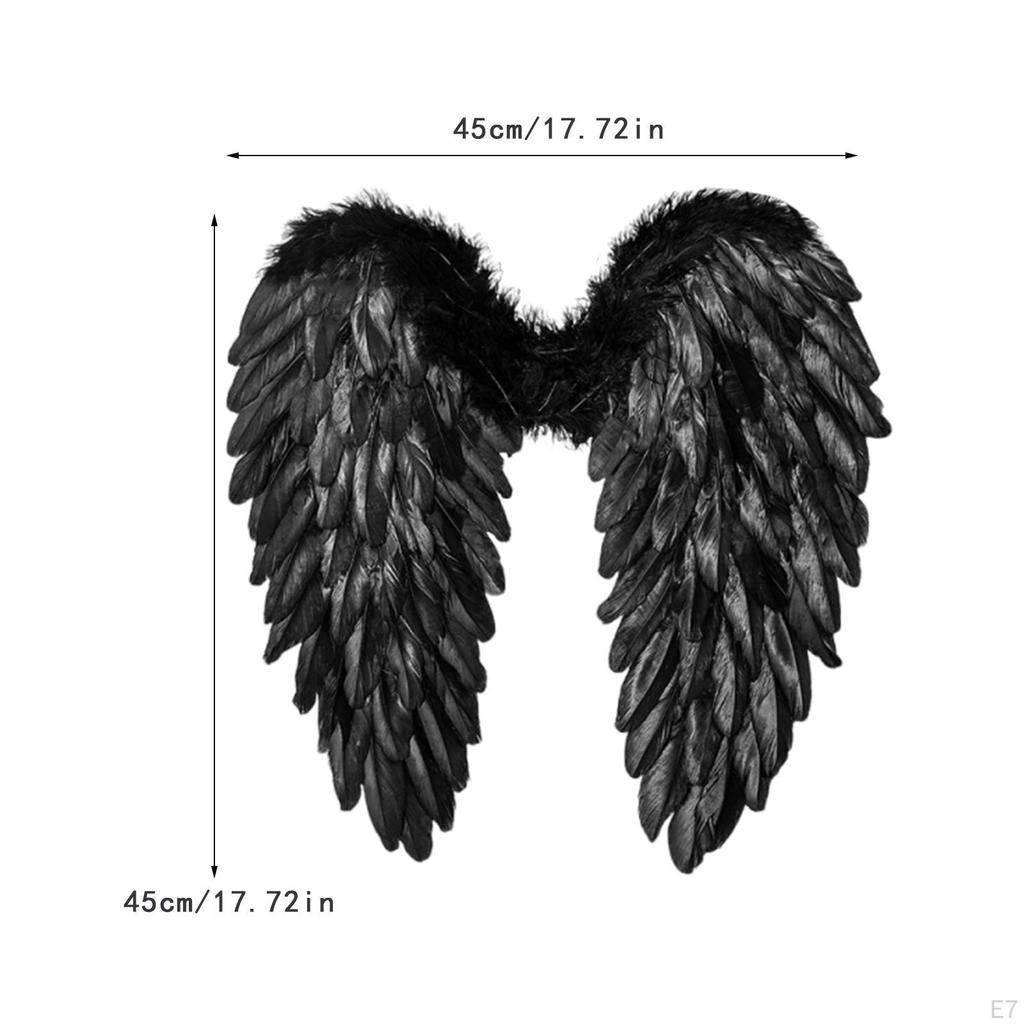 Костюм ангела с крыльями и нимбом и эластичными лямками