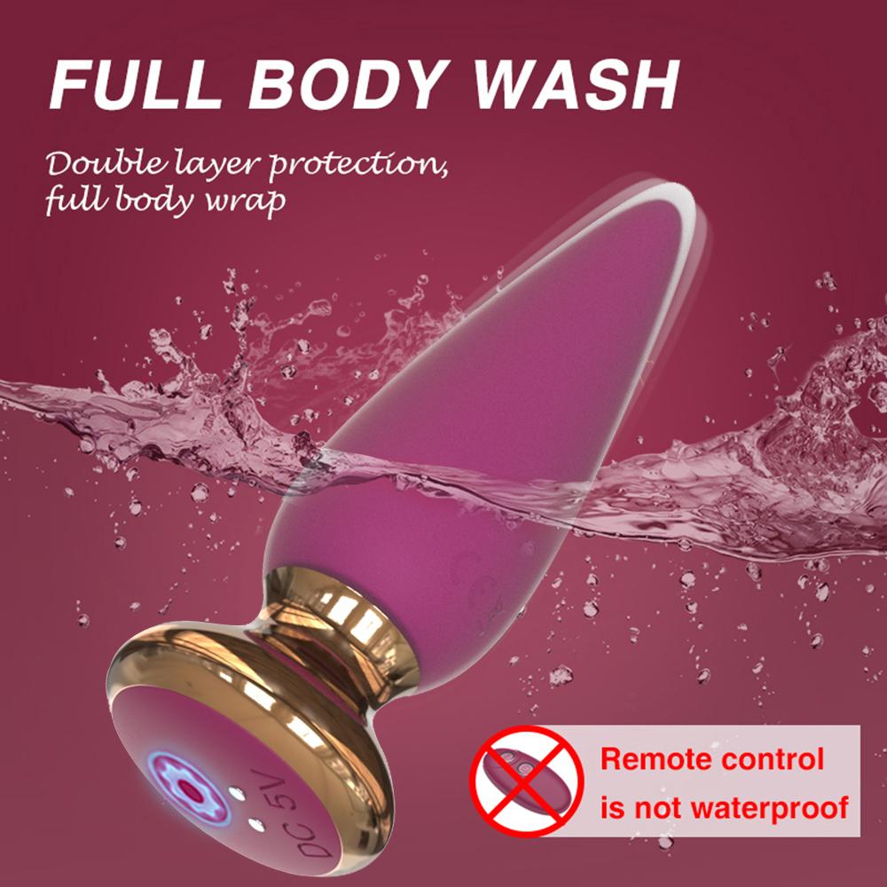 Беспроводной пульт дистанционного управления Анальный вибратор Секс-игрушка для мужчин и женщин Анальная пробка Мужской массаж простаты Вагина Фаллоимитатор для точки G Вибратор Анус Анальная пробка