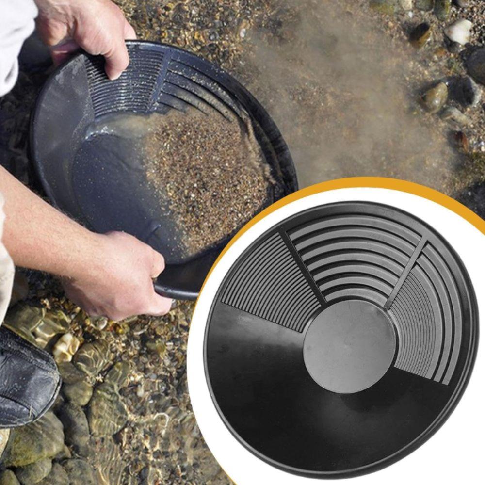 Lightweight Gold Pan Plastic Gold Panning Kit Durability Washing Gold Panning Machine  Mountain