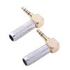 3.5mm 3/4 Poles Speaker Terminal 1/8" Jack 3.5 Mm Headphone Adapter  for Headphones/Phone/PC/Laptop