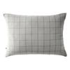 Woven-dyed Pillowcase Large Checks Deco "Gaïa Match" 60 X 60 Cm & 50 X 70 Cm "Cotton Gauze" - Gaïa Match Cloud - 50 X 70 C