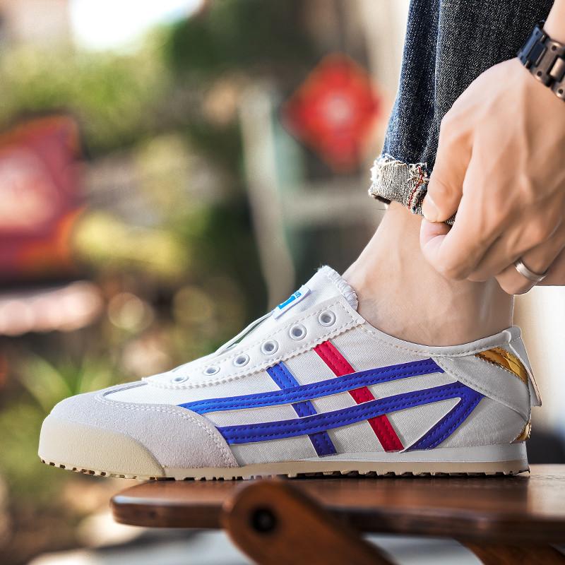 Fashion Fashion Yellow Summer Men's Canvas Shoes Lightweight Slip-on Casual Sneakers Men Comfy Breathable Non-slip Women's Sports Shoes