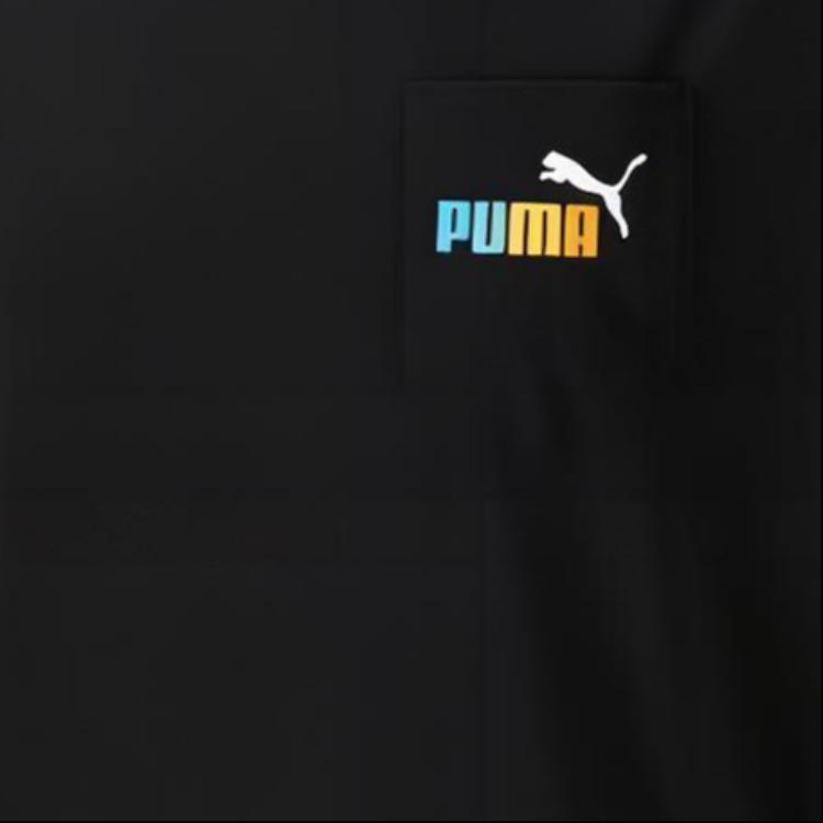 Новые футболки PUMA Унисекс Черный 678008-01