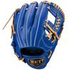 ZETT Youth Soft Steer Baseball R Brown BJGB74530F Glove, All-Around, Blue/P (2532), Size M,