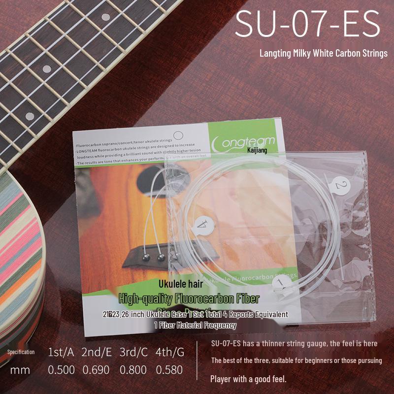 Langting Carbon Fiber Ukulele Strings Set for 21/23/26 Inch Ukuleles