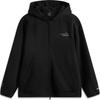 Li Ning CF Water-Resistant Hooded Cardigan Loose Long Sleeve Fleece Warm Sweatshirt Unisex Sweatshirt Black AWDU967-5
