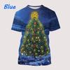 Christmas Tree Fashion 3d Printing T-shirt Street Hip-hop Unisex Funny Christmas Costumes