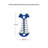 Колышки для кемпинга и тентов из алюминиевого сплава, дизайн "Рыбья кость" с пружинным фиксатором-зонтиком